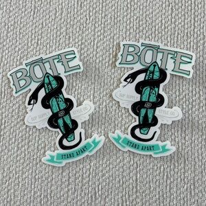 Bote stand apart sup supply and style co snake stickers (2) bundle NWOT